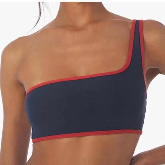 NWT We Wore What contrast one shoulder bra - Picture 1 of 6